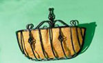 Spiral Hand Forged Window Basket (20