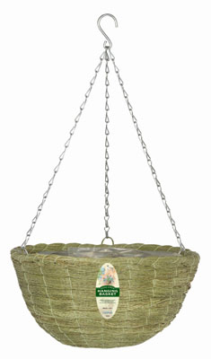 Grass Straw Hanging Basket (12