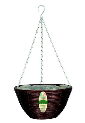 Rattan Hanging Basket (Brown14