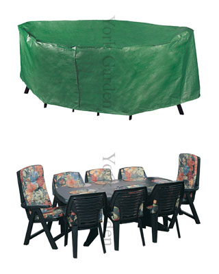 Garden Cover (Rectangular Patio Set Cover - 8 Seats)