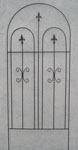 Steel Trellis - Finial Trellis