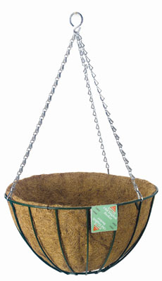 Old English Wire Hanging Basket (14