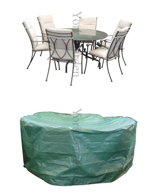 Garden Cover ( Circular Patio Set Cover - 6-8 Seats )