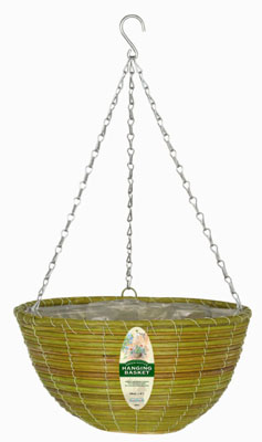Grass Straw Hanging Basket (14