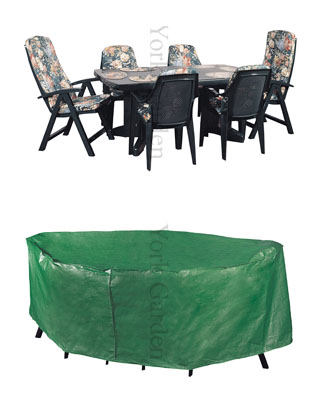 Garden Cover (Rectangular Patio Set Cover - 6 Seats)