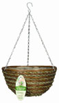 Mountain Rose & Fern Hanging Basket (12