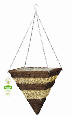 Brushwood & White Ratton Square Cone (14