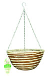 Striped Woven Hanging Basket (12
