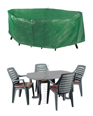 Garden Cover (Rectangular Patio Set Cover - 4 Seats)