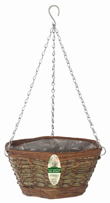 Grass Rope and Fern Hanging Basket (12