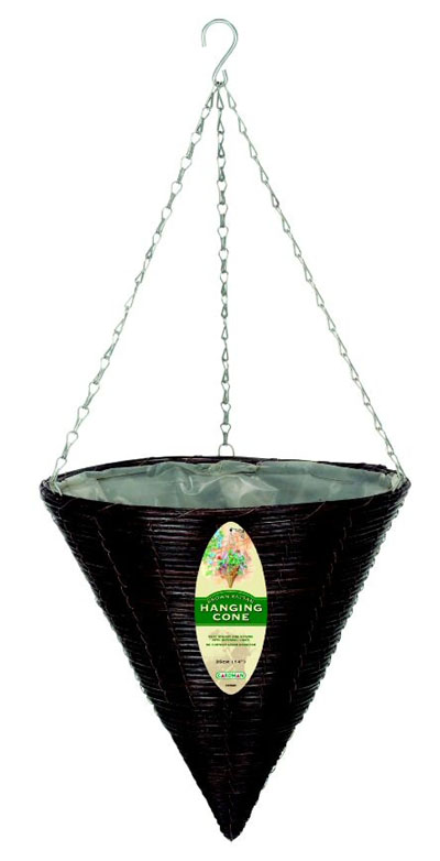 Rattan Cone Basket (Brown14