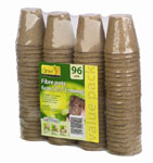6cm Fibre Pots (Round) - Pack of 96