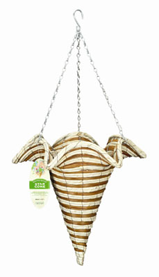 Striped Woven Star Basket (12