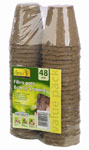 8cm Fibre Pots (Round) - Pack of 48