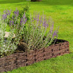 Woven willow hurdle