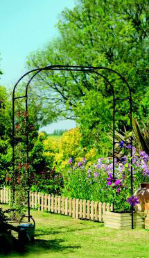 Metal Garden Arch - Extra Wide