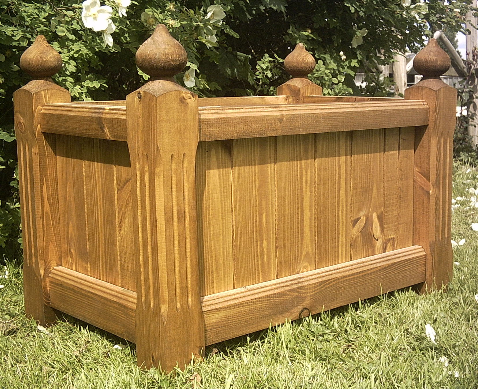 Wooden Trough Planter (WT108)