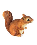 Red Squirrel Sat Up Garden Ornament