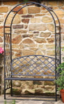 Tom Chambers Lattice Garden Arch With Seat
