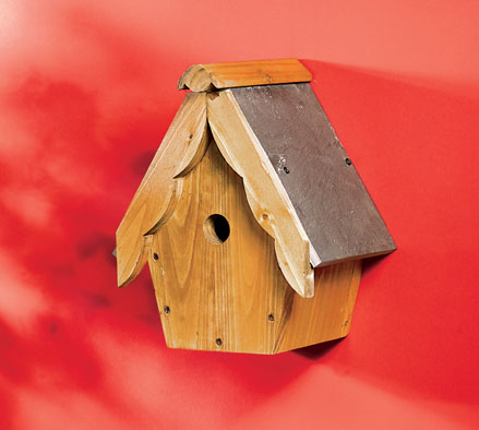 Bird House Nesting Box (Swiss Cottage)