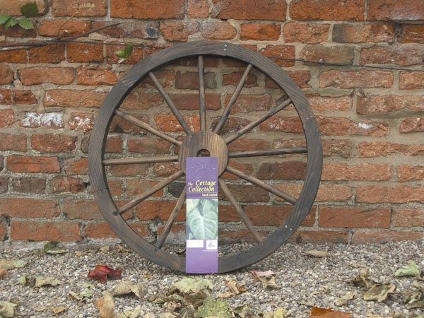 Garden Wooden Cart Wheel (80cm)