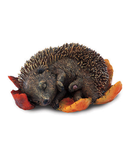 Hedgehog Asleep Garden Ornament