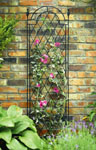 1.4m Black Metal Garden Trellis