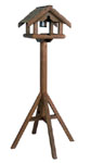 Dark Wooden Bird Table (Brushwood)