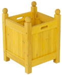 Tan Wooden Flower Planter (17