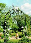 Black Metal Garden Arch - Gothic